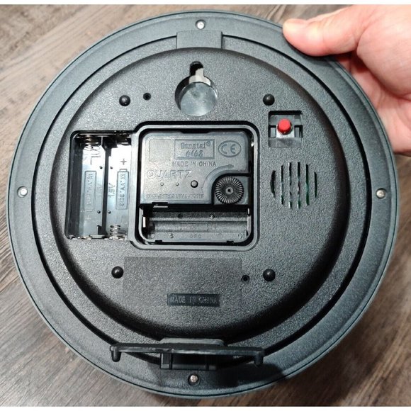 The Original Singing Bird Clock 25th Anniversary Edition Green 8.5" Tested VIDEO - Picture 15 of 17